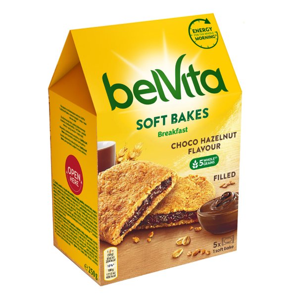 Бисквити BELVITA меки с пълнеж