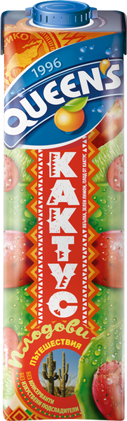 Нектар QUEENS кактус,лимон,ябълка 42%