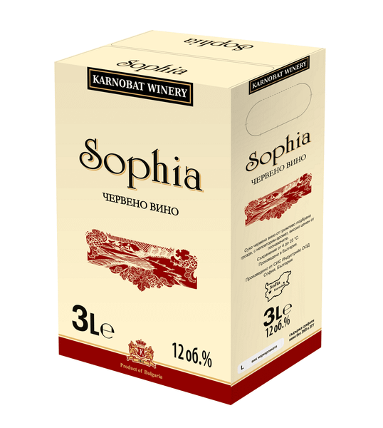 Вино SOPHIA червено 12% алк.