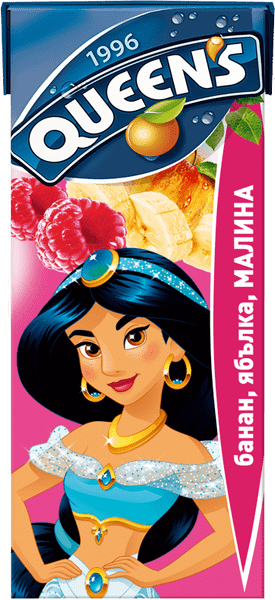 Нектар QUEENS Disney малина,ябълка,банан 30%