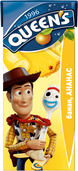 Плодова напитка QUEENS Disney ананас