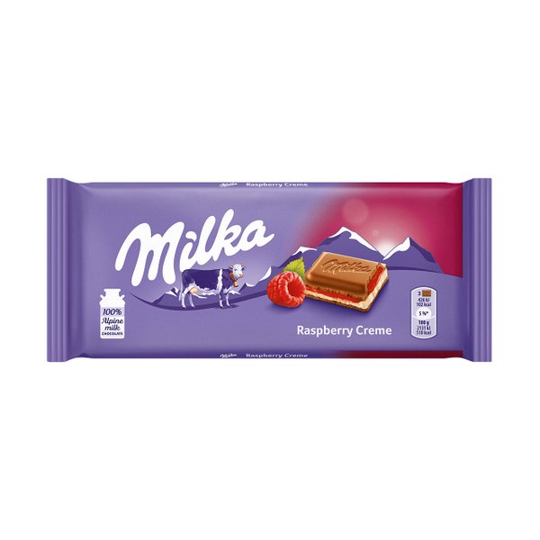 Шоколад MILKA малина