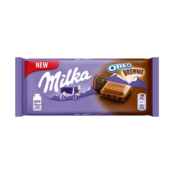 Шоколад MILKA Орео брауни