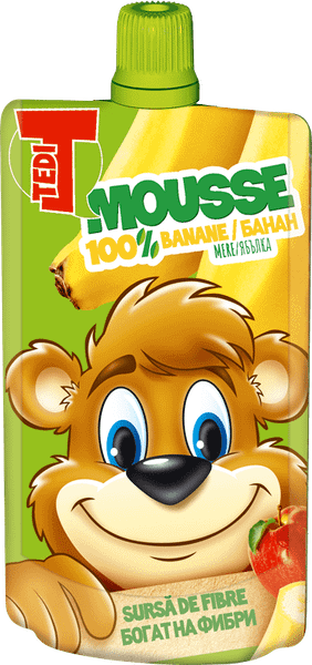 Нектар TEDI Muss ябъла и банан 100%