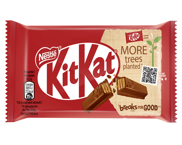 Шоколадов десерт Kit Kat 4 Finger млечен
