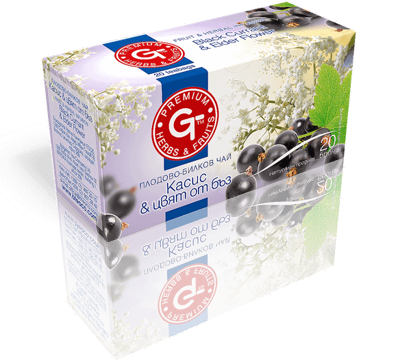 Чай GT PREMIUM касис, цвят от бъз