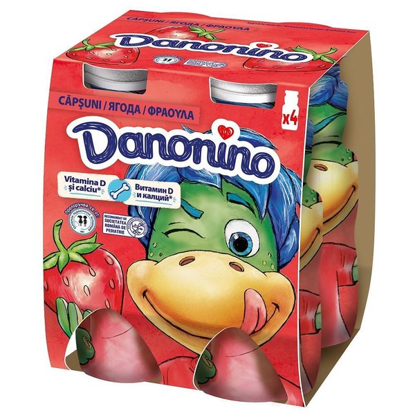 Напитка DANONINO с ягода