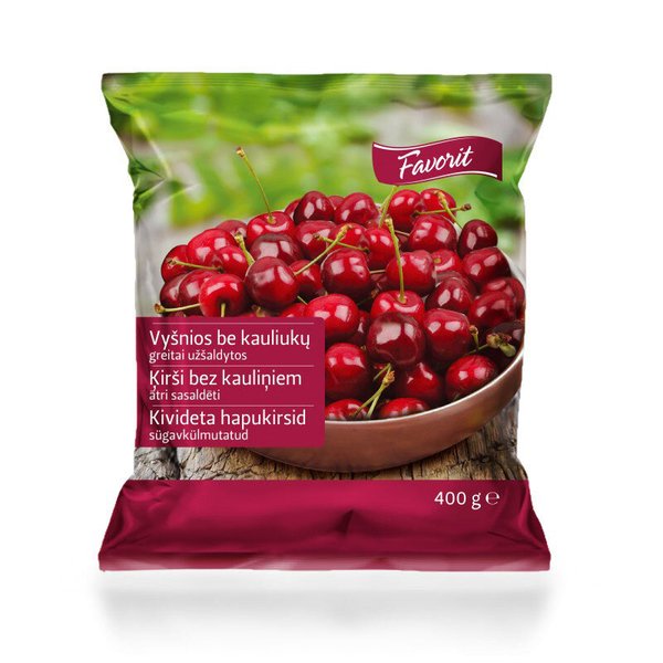 Замразени вишни без костилки FAVORIT,
