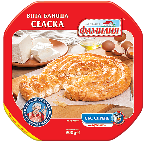 Замразена вита баница ФАМИЛИЯ със сирене