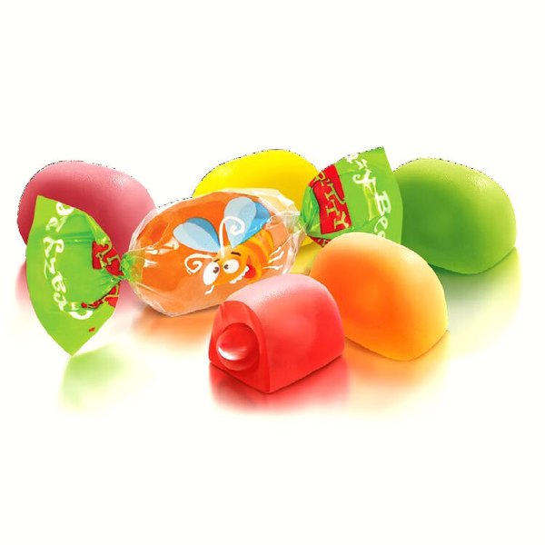 Микс от желирани бонбони "CRAZY BEE FRUITY", на грамаж