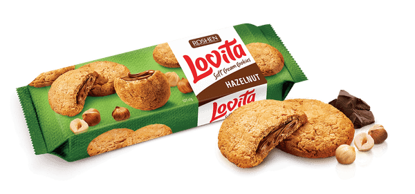Бисквити ROSHEN Lovita Hazelnut