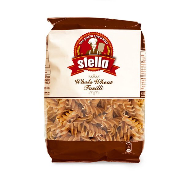 Макарони STELLA пълнозърнести фусили