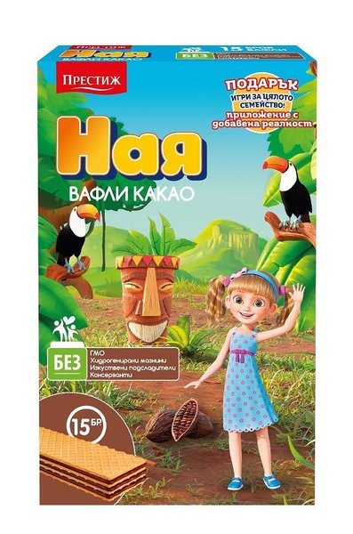 Вафли Ная какао , 321 гр