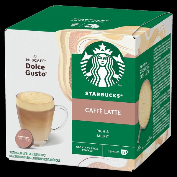STARBUCKS Caffè Latte кафе капсули DOLCE GUSTO
