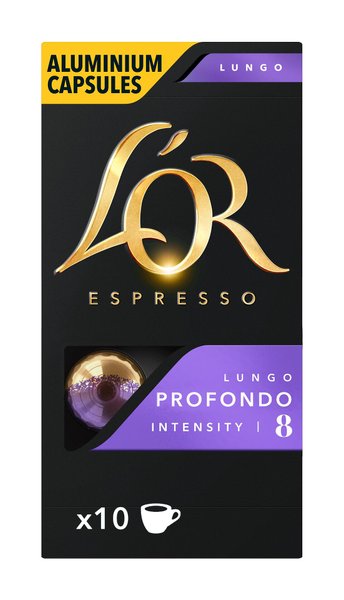 Кафе L'OR LUNGO PROFONDO капсули, 10x10