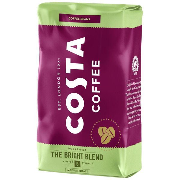 Кафе на зърна Costa Coffee The Bright Blend 100% Arabica
