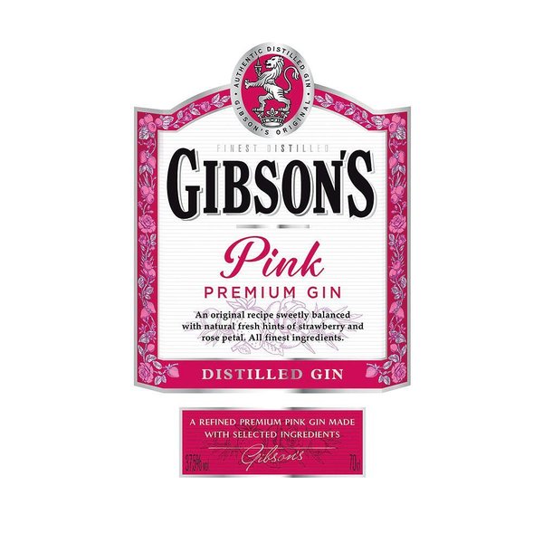 Джин GIBSON's Pink Premium 37.5% алк.