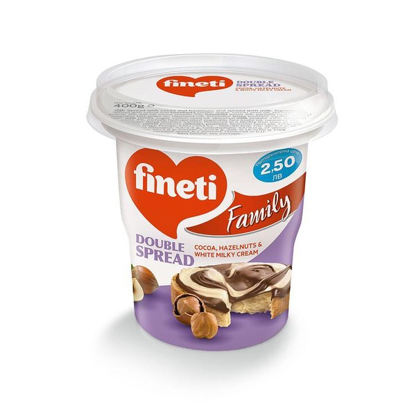 Какаов крем FINETTI двуцветен