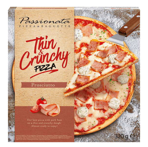 Замразена Пица Passionata Thin & Crunchy Prosciutto