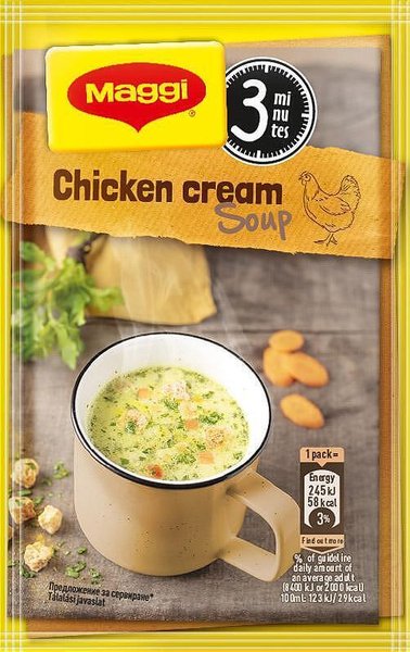 MAGGI® Пилешка крем супа с крутони