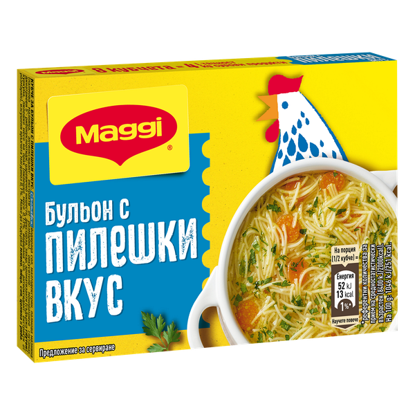Пилешки бульон MAGGI, обогатен с желязо