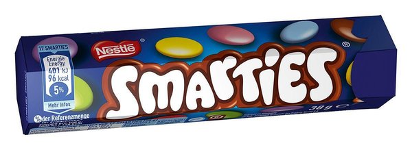 Дражета от млечен шоколад Nestle Smarties