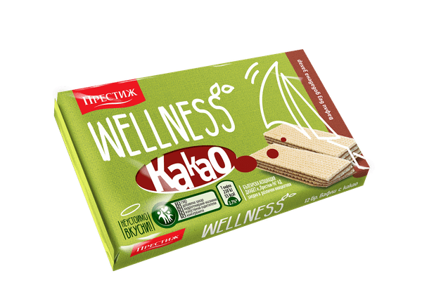 Вафли ПРЕСТИЖ WELLNESS какао