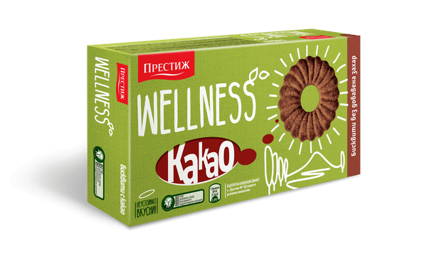 Бисквити WELLNESS какао