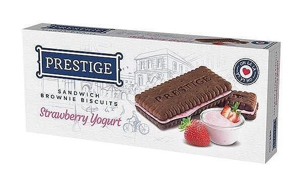 Нетунквани бисквити PRESTIGE Oh Lá Lá BROWNIE Йогурт Ягода