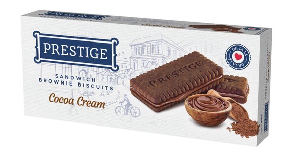 Нетунквани бисквити PRESTIGE Oh Lá Lá BROWNIE Какао