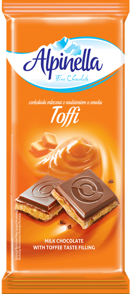 Шоколад ALPINELLA млечен карамел