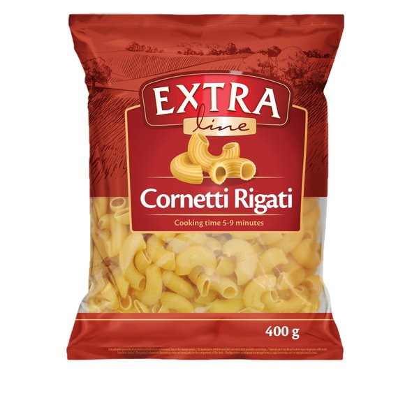 Макарони EXTRA LINE Cornetti Rigati