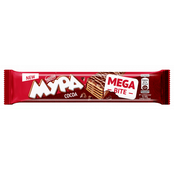 Вафла МУРА MEGA BITE Тъмен шоколад