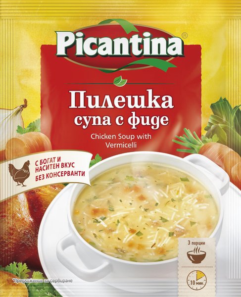 Супа PICANTINA пилешка с фиде