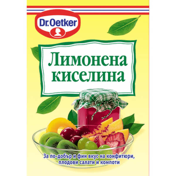 Лимонена киселина Dr OETKER