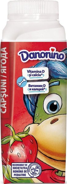 Млечна напитка DANONINO ягода