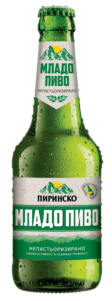 Бира ПИРИНСКО Младо Пиво бут. 4,4%