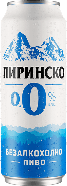 Бира ПИРИНСКО безалкохолна кен 0.0%