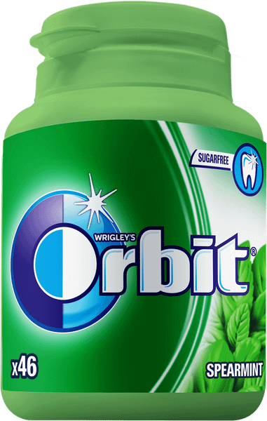 Дъвки ORBIT Spearmint bottle