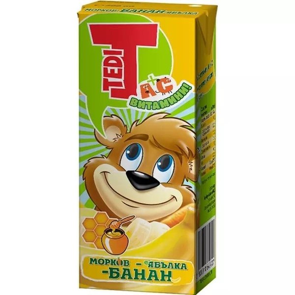 Нектар TEDI морков/яб/банан/мед