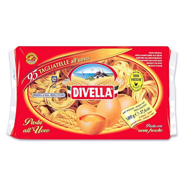 Талиатели DIVELLA с яйца