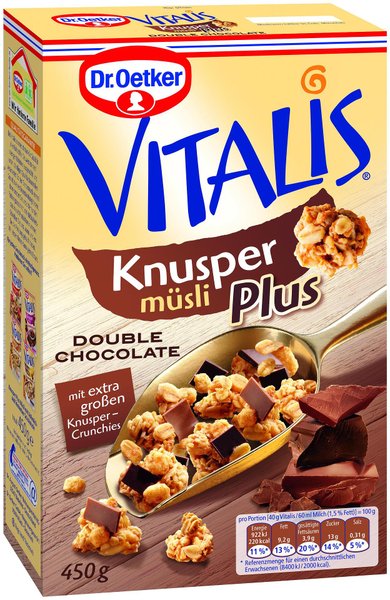 Мюсли DR.OETKER +двоен шок. ВИТАЛИС