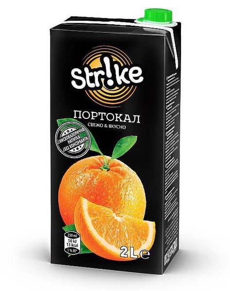 Пл.напитка STRIKE портокал 10%
