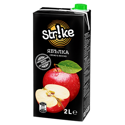 Пл.напитка STRIKE ябълка 10%