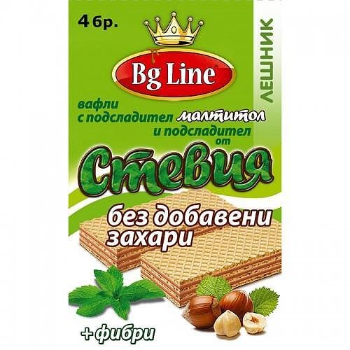 Вафли Стевия с лешник 90г