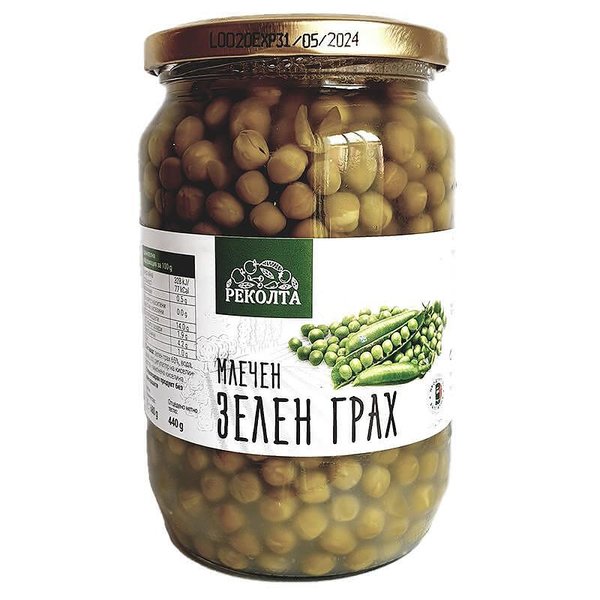 Млечен зелен грах Реколта