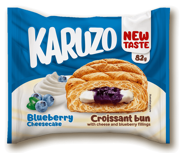 Кроасан KARUZO с чийзкейк боровинка