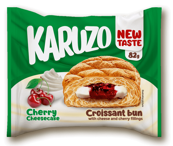 Кроасан KARUZO с чийзкейк череша