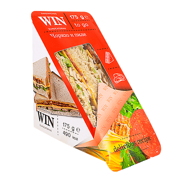Сандвич WIN Чоризо и пиле