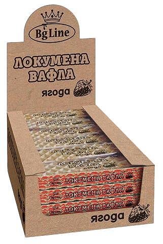 Вафла Ретро локумена, ягода
